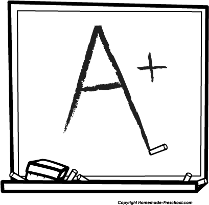 School board clipart free black and white