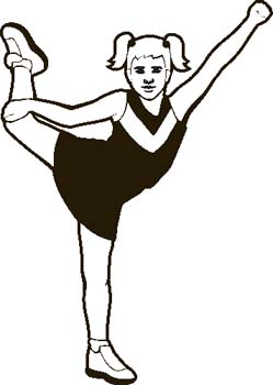 Cheer Pyramid Clipart