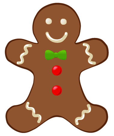 Gingerbread man shrek clipart