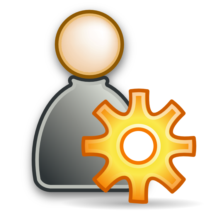 user-admin-gear icons, free icons in RRZE