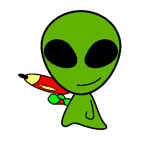Dibujo de Alienígena II pintado por Ovni en Dibujos.net el día 02 ...