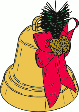 Free Christmas Bell Clipart - Public Domain Christmas clip art ...