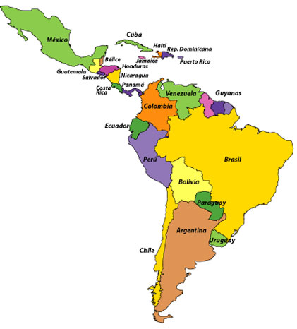 Mapa De Centro America - ClipArt Best