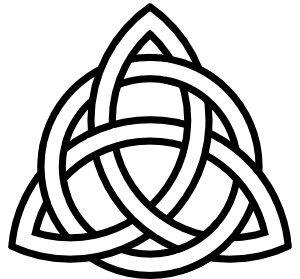 Triquetra Tattoo clip art - vector clip art online, royalty free ...