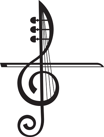 Treble Clef Clip Art, Vector Images & Illustrations
