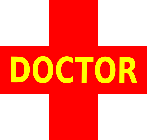 Doctor Logo Red Yellow Clip Art - vector clip art ...