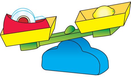 Balance Scale Object In Clipart