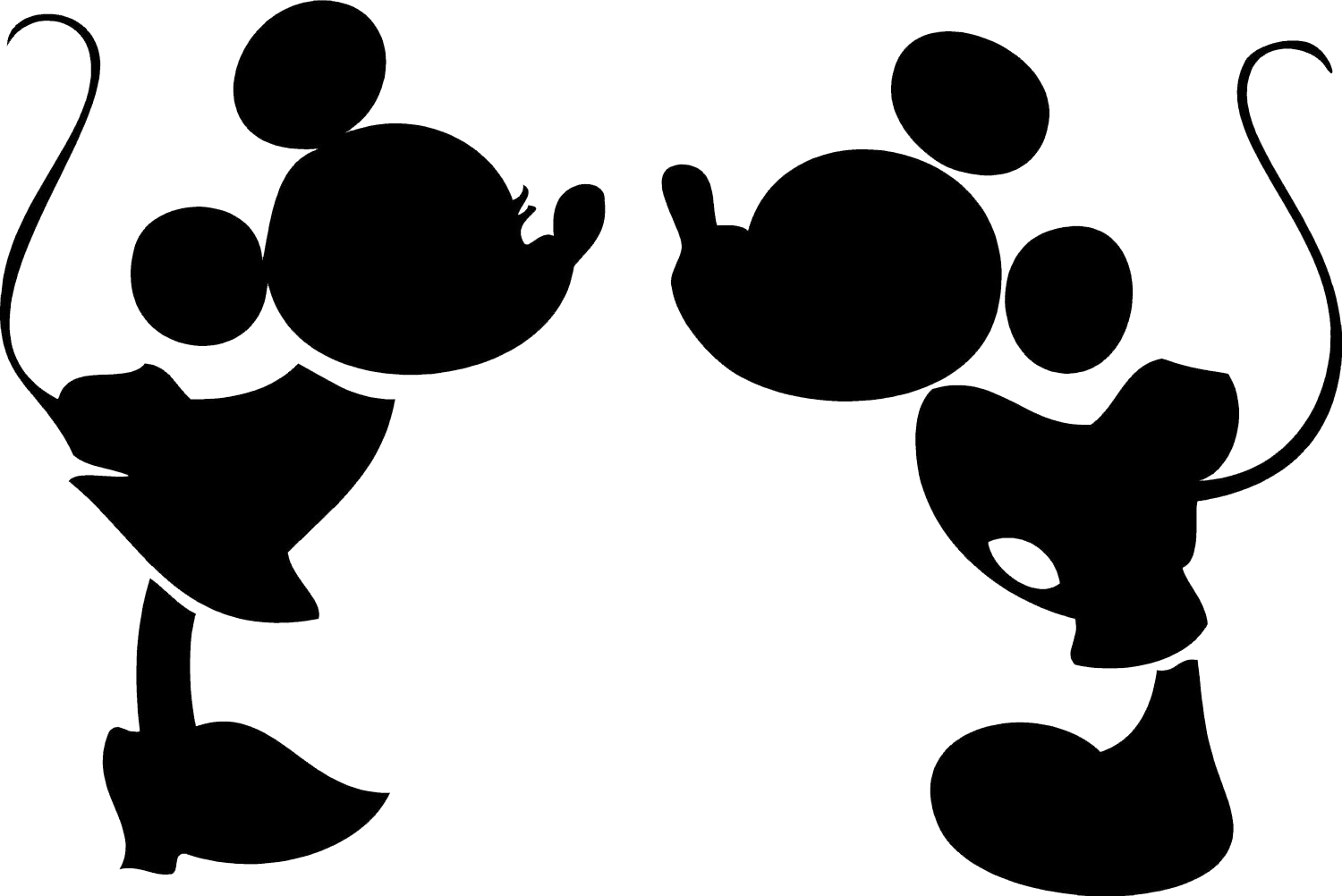 Mickey mouse logo clip art