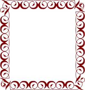 Border outlines clip art