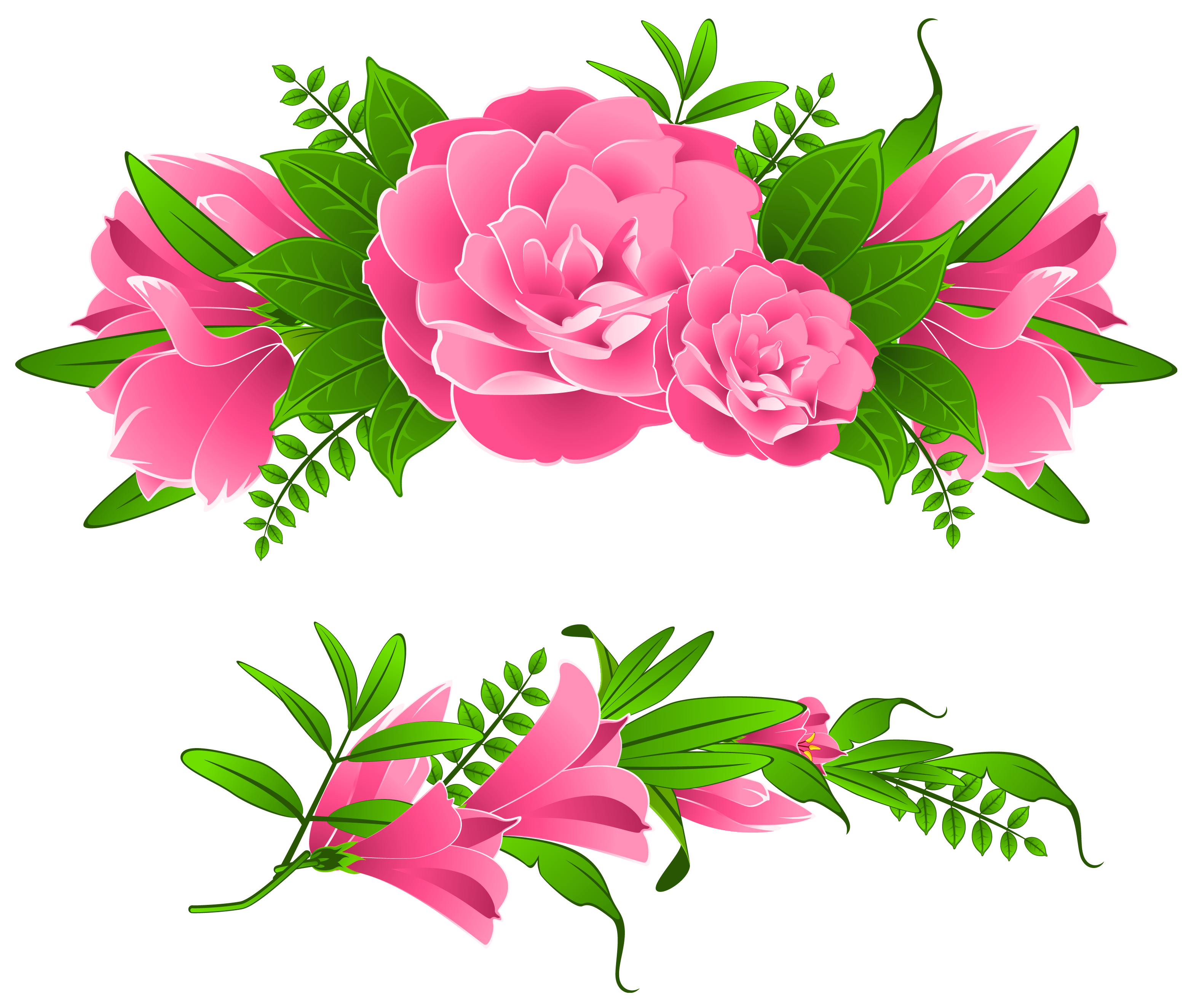 Flower Border Png | Free Download Clip Art | Free Clip Art | on ...