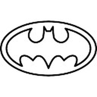Batman logo silhouette Icons | Free Download
