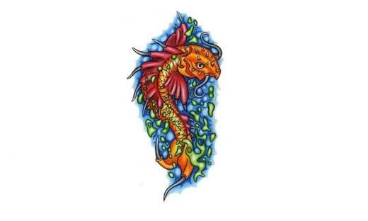 Cartoon Koi Fish Tattoos - ClipArt Best