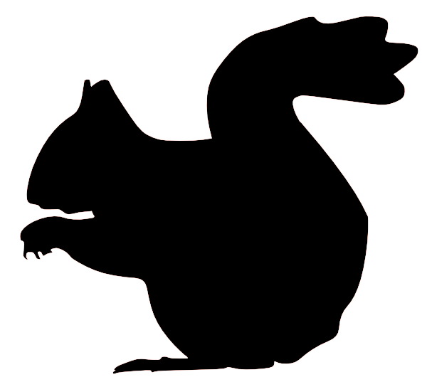 Black Squirrel Clipart