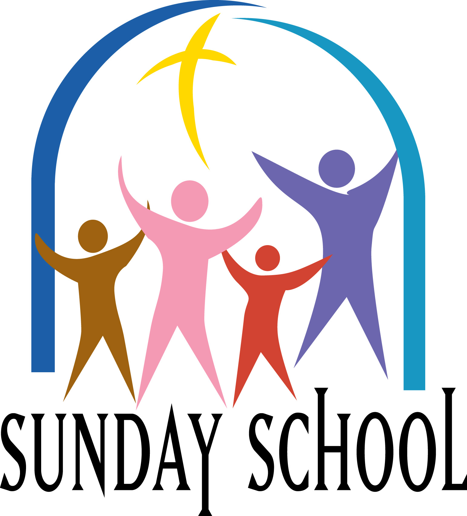 Family In Sunday School Clipart