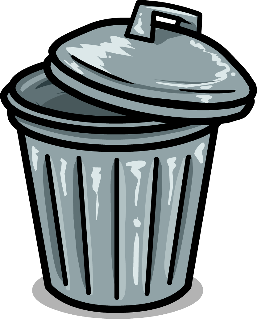 Cute trash can clipart
