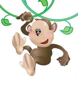 30 Outstanding Cute Cartoon Monkey Wallpaper - 7te.org
