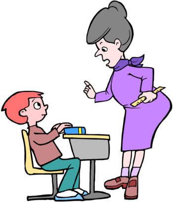 Student teacher talking to student clipart - ClipartFox