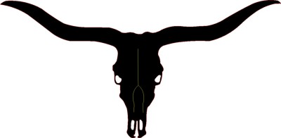 Texas Longhorn Silhouette Clipart