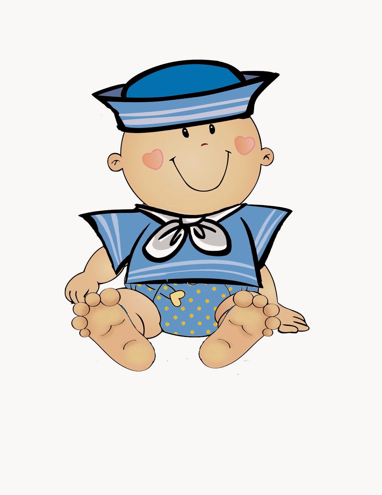 Nautical baby shower clipart