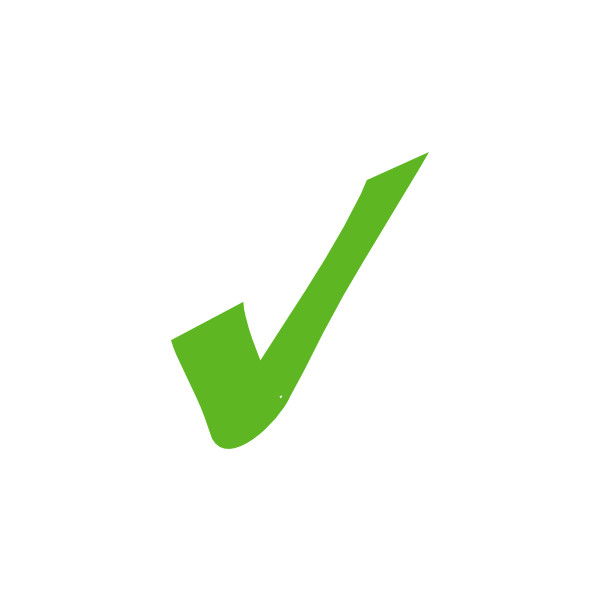 Green check mark clipart