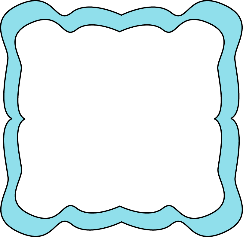 Baby Blue Border Clipart - Free Clipart Images