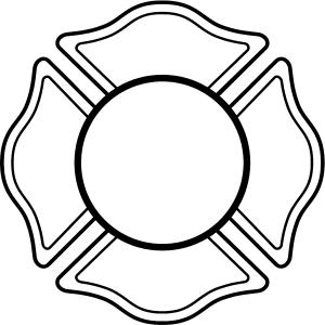 Excellent Blank Fire Department Maltese Cross Graphic | Vectory