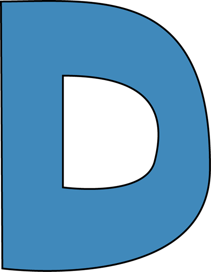Letter D Clipart