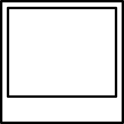Black and White Blank Photograph Clip Art - Black and White Blank ...