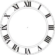 Clock with no hands clipart