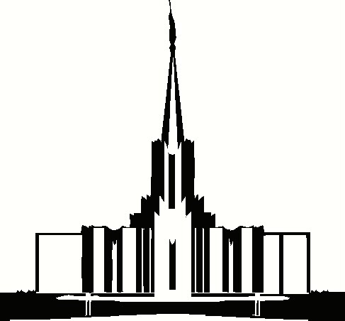 Lds Temple Silhouette Clipart