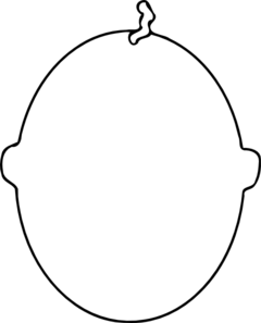 Baby Outline Clipart
