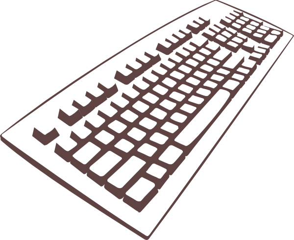 Keyboard Clip Art - Tumundografico