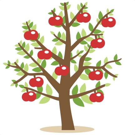 Free clipart apple tree