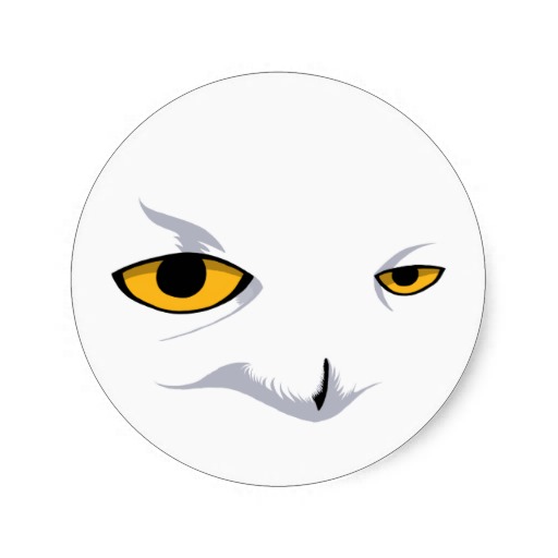Cartoon Snowy Owl