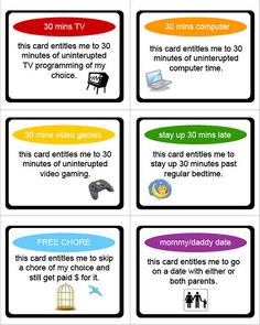 9 Best Images of Behavior Reward Tickets - Free Printable Kids ...