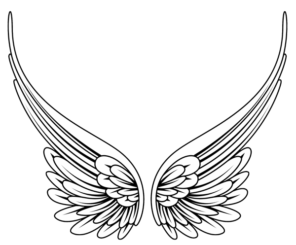 Heart With Angel Wings Drawings
