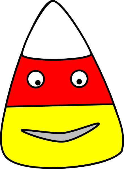 Candy Corn Character clip art - vector clip art online, royalty ...
