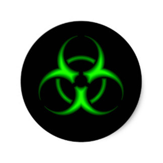 Green Biohazard Symbol Gifts on Zazzle