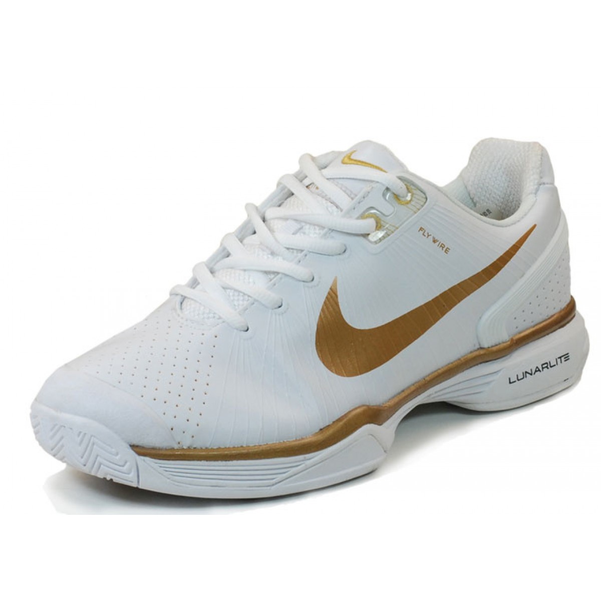 Nike Mens Tennis Shoes Roger Federer shoes White Gold shoes ...