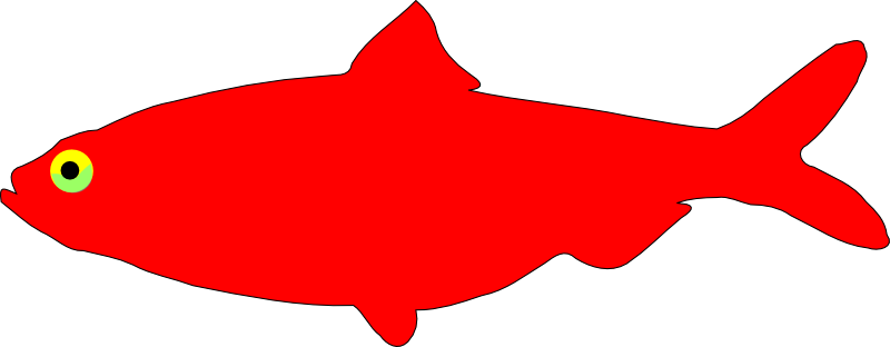 Simple fish clip art