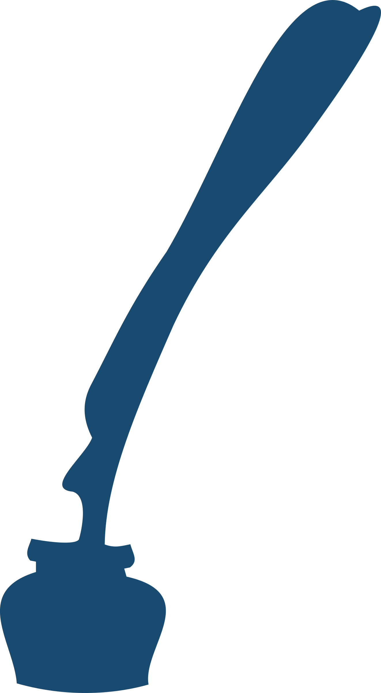 Clipart - Inkwell with quill