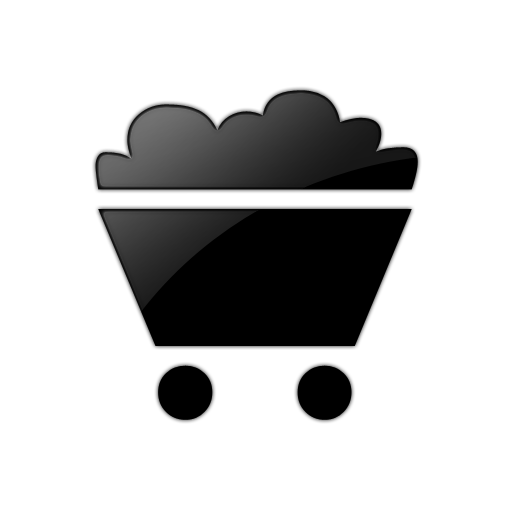 Coal Cart Icon #080709 Â» Icons Etc