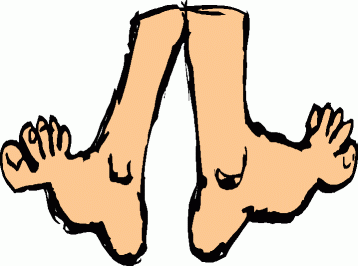 Animated foot clipart