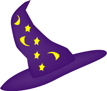 Halloween Clip Art Wizard Hat Clipart Panda Free Clipart Images ...