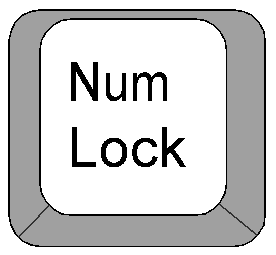 Computer keyboard key clipart