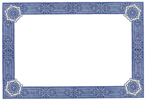 Certificate Frame Blank Blue Pictures, Images and Stock Photos ...