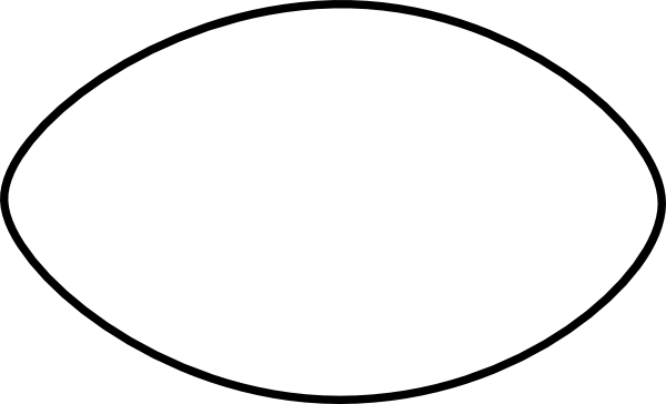 Football Outline Clipart