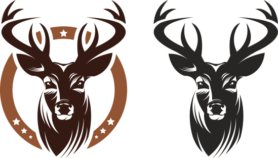 Deer logo clipart