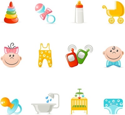 Baby stroller vector Free vector in Encapsulated PostScript eps ...