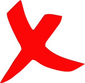 Wrong Clipart
